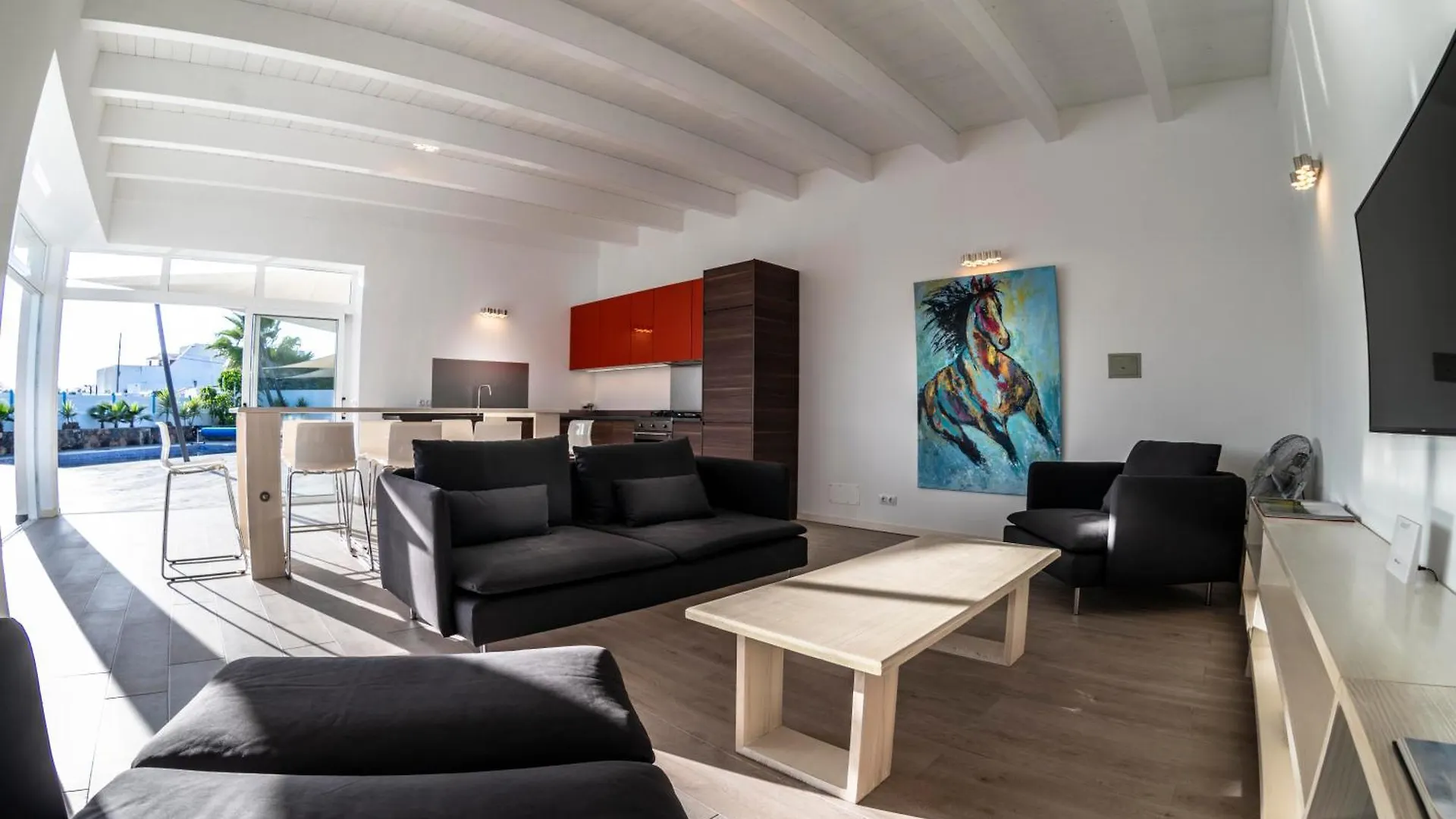 Casa Fatima Villa With Heated Pool And Jacuzzi 拉哈雷斯 西班牙