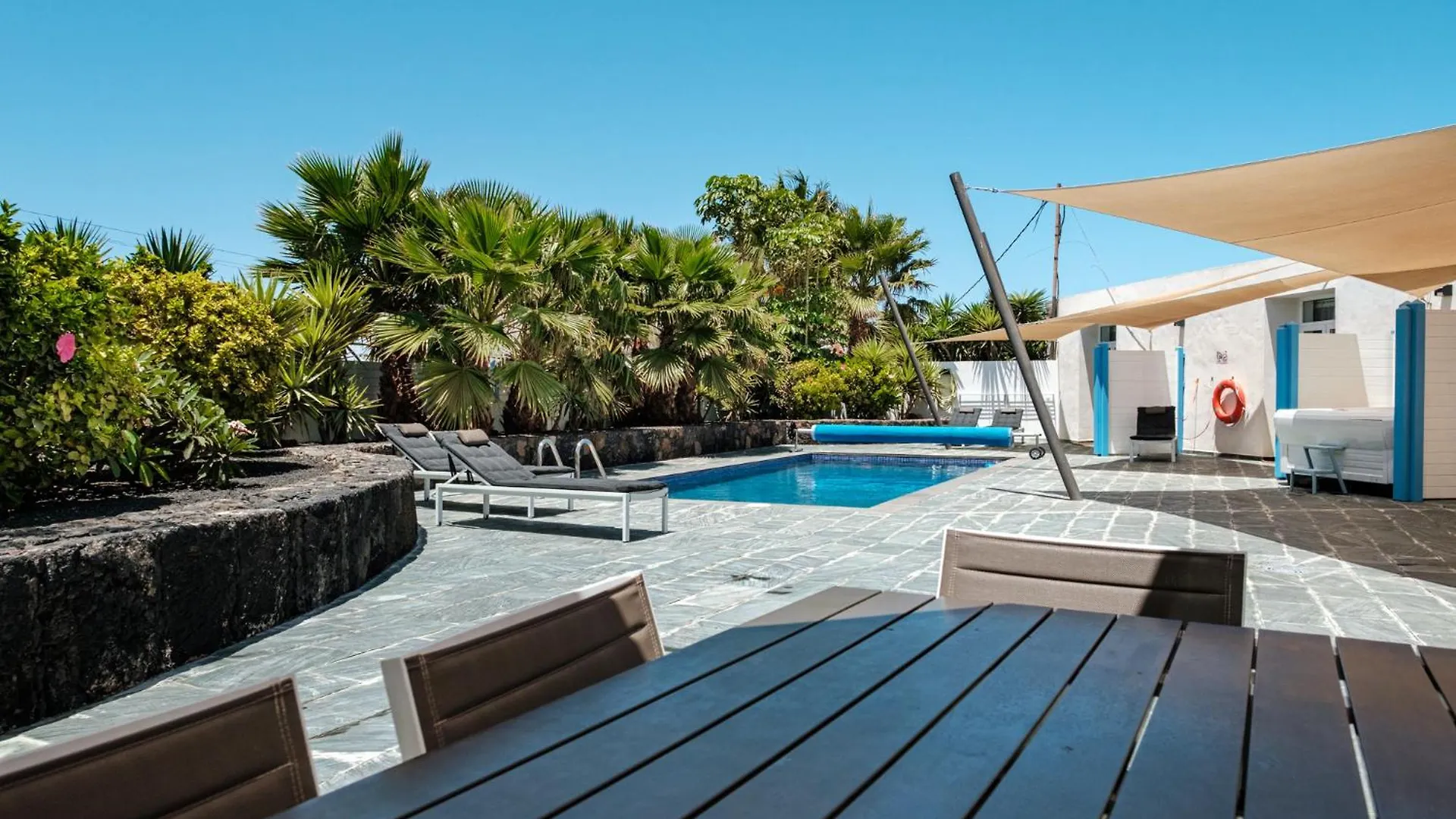 Casa Fatima Villa With Heated Pool And Jacuzzi Lajares Spagna
